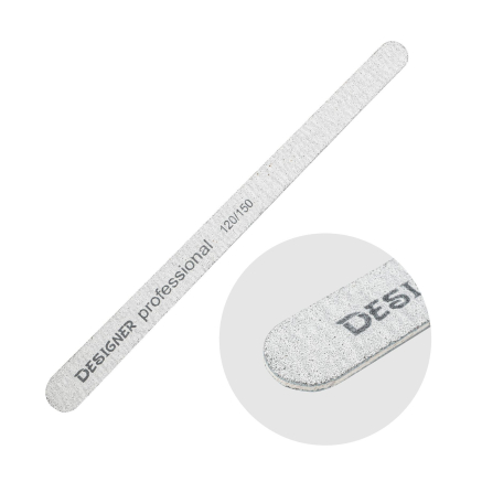 Двостороння пилка 'Крапля' (120/150 гріт.) - Nailfile Designer
