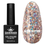 Гель лак Clow Glitter 576 Designer (9мл.) - з пластівцями хамелеон різних розмірів та гліттером