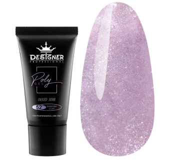 Полигель 30 мл Designer Diamond Lilac №52