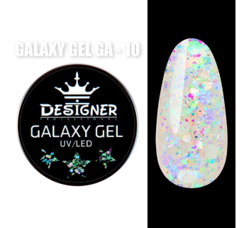 Galaxy Gel 10 мл., Designer (Глітерний гель) - GA - 10