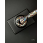 Гель лак Clow Glitter 576 Designer (9мл.) - з пластівцями хамелеон різних розмірів та гліттером