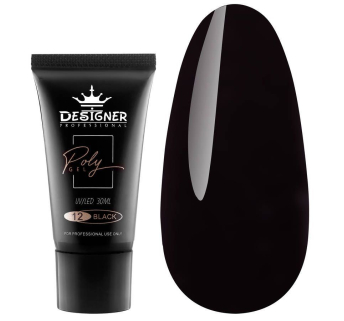 Полігель 30 мл Designer Black №12