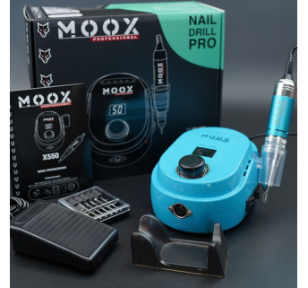 Фрезер Мокс X550 (Light Blue) на 50 000 об./мин. и 70W. для маникюра и педикюра