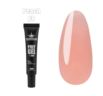 Полігель (15 мл.) Designer F8 Peach