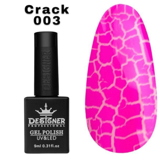Гель лак Crack effect 003 Designer (9мл.) - з ефектом Кракелюра (утворює декоративні тріщини)