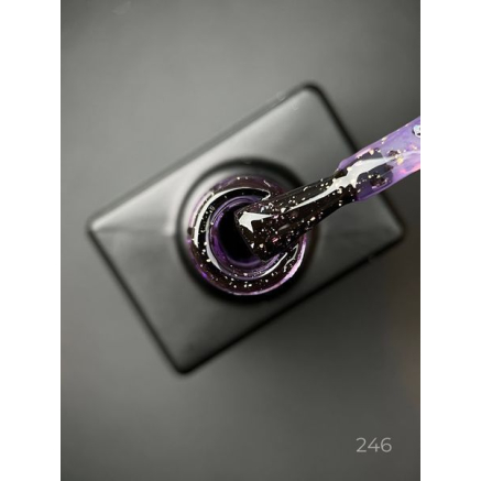 Цветная база Miracle base 246 Designer (9 мл.) - с черной, серебряной и цветной поталью