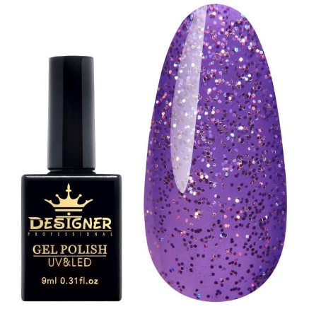 Гель-лак Designer Diamond Kingdom - L322 'Бузковий блур'