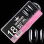 Fast gel tips №18 (Oval, small size) - Гелеві типси Designer