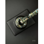 Гель лак Clow Glitter 573 Designer (9мл.) - з пластівцями хамелеон різних розмірів та гліттером