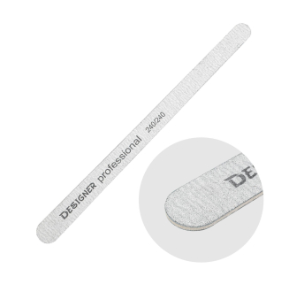 Двусторонняя пилка 'Капля' (240/240 грит.) - Nailfile Designer