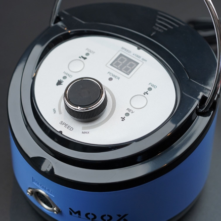 Фрезер Мокс X220 (Sky blue) на 50 000 об/хв. та 70W. для манікюру та педикюру Фрезер Мокс X220 (Sky blue) на 50 000 об/хв. та 70W. для манікюру та педикюру