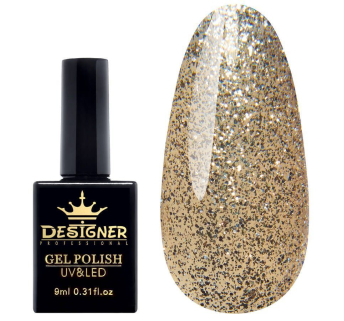 Гель-лак Designer Party Time - L310 'Золотий дощ'