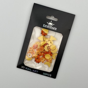 3D декор для об'ємного дизайну нігтів 'Їжа' Дизайнер - K1 3D декор для об'ємного дизайну нігтів 'Їжа' Дизайнер - K1