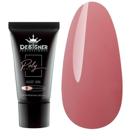 Полігель 30 мл Designer Cover Pink №6
