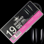 Fast gel tips №19 (Oval, medium size) - Гелеві типси Designer