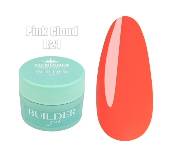 Builder Gel 15 мл., Designer (Моделюючий гель) R21 Pink Cloud