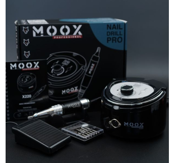 Фрезер Мокс X220 (Black) на 50 000 об/хв. та 70W. для манікюру та педикюру