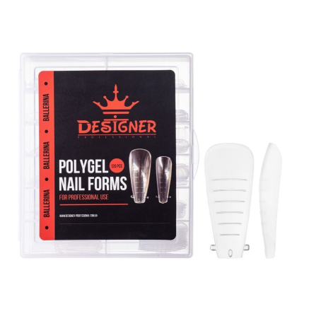 Polygel Nail Forms (Ballerina) - Верхні форми Designer
