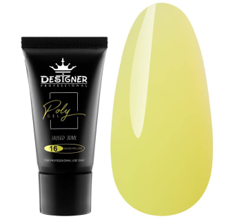 Полигель 30 мл Designer Neon Yellow №16