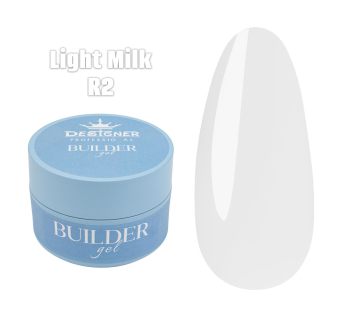 Builder Gel 30 мл., Designer (Моделюючий гель) R2 Light Milk
