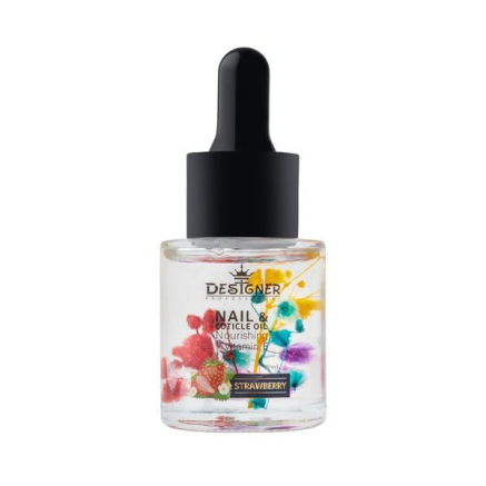 Олія для кутикули 20 мл. (Полуниця №8) - Nail&Cuticle oil від Designer