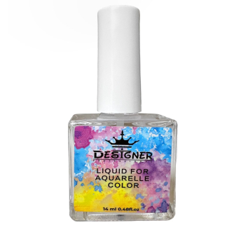 Liquid for aquarelle color - 14 мл., Designer (Рідина для акварельних крапель)