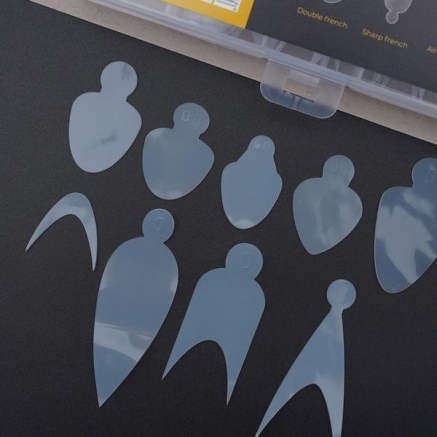 Nail Molds Big Box 1, 108 шт. (9 форм) - Силіконові молди для верхніх форм та французького манікюру Designer