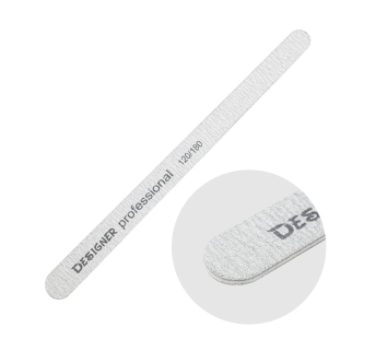 Двостороння пилка 'Крапля' (120/180 гріт.) - Nailfile Designer