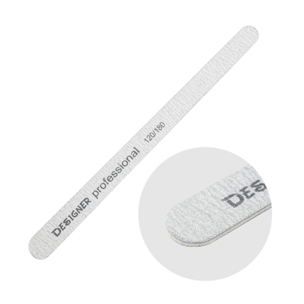 Двостороння пилка 'Крапля' (120/180 гріт.) - Nailfile Designer