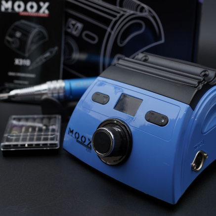 Фрезер Мокс X310 (Sky blue) на 50 000 об/хв. та 70W. для манікюру та педикюру Фрезер Мокс X310 (Sky blue) на 50 000 об/хв. та 70W. для манікюру та педикюру
