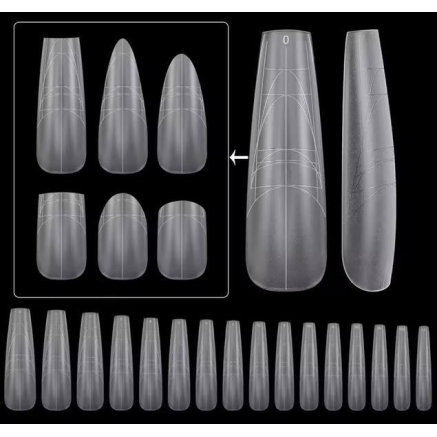 Fast Gel Tips MT1 (Multiforms) - типси гелеві Designer 120 шт/уп