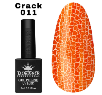 Гель лак Crack effect 011 Designer (9мл.) - з ефектом Кракелюра (утворює декоративні тріщини)