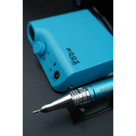 Фрезер Мокс X100 (Light blue) на 45 000 об/хв. та 70W. для манікюру та педикюру Фрезер Мокс X100 (Light blue) на 45 000 об/хв. та 70W. для манікюру та педикюру