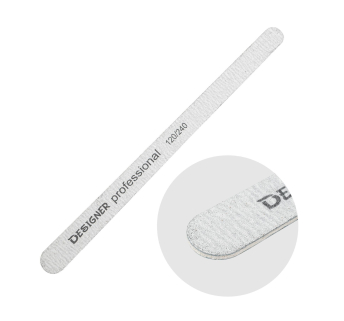 Двостороння пилка 'Крапля' (120/240 гріт.) - Nailfile Designer