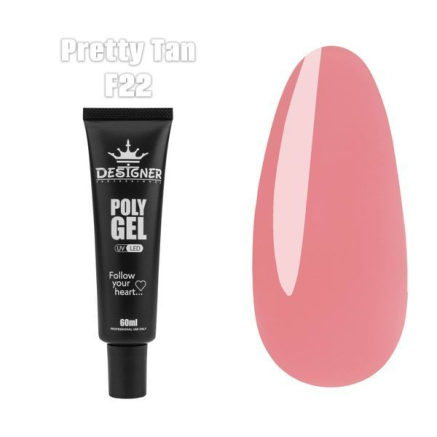 Полігель (60 мл.) Designer F22 Pretty Tan