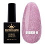 Світловідбивний гель-лак №9 (Орхідея), 9 мл. - Disco gel polish Designer