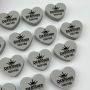 Nail Buff Heart Mini Gray (Сірий) 100/180 грит - Designer баф у формі сердечка
