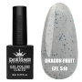Гель лак Dragon fruit 510 Designer (9мол) - з чорно-білими крапками