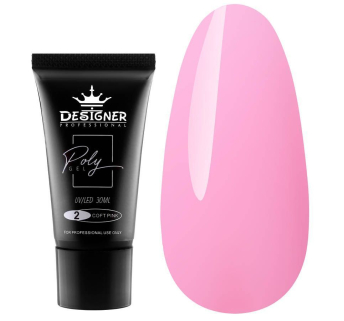 Полигель 30 мл Designer Soft Pink №2