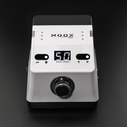 Фрезер Мокс X401 (White) на 50 000 об/хв. та 70W. для манікюру та педикюру Фрезер Мокс X401 (White) на 50 000 об/хв. та 70W. для манікюру та педикюру