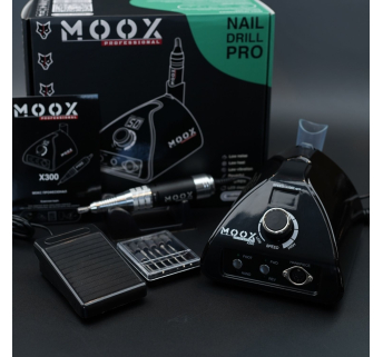 Фрезер Мокс X300 Black) на 50 000 об/хв. та 70W. для манікюру та педикюру