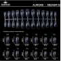 Fast gel tips №12 (Almond, medium size) - Гелеві типси Designer