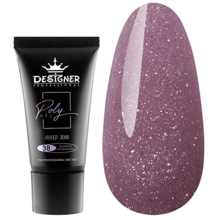 Полігель 30 мл Designer Diamond Hydrangea №38