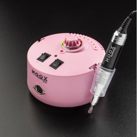 Фрезер Мокс X101 (Рожевий) на 50 000 об/хв. та 70W. для манікюру та педикюру Фрезер Мокс X101 (Рожевий) на 50 000 об/хв. та 70W. для манікюру та педикюру
