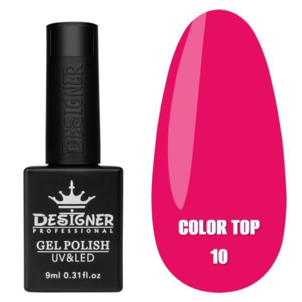 Кольорове топове покриття - Color Top 10 Designer, 9 мл. - вітражне