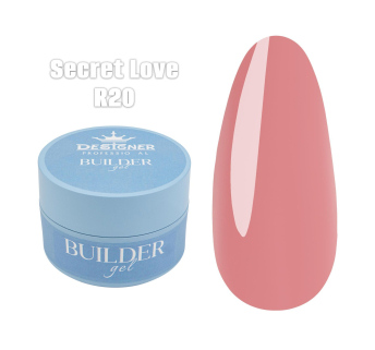 Builder Gel 30 мл., Designer (Моделюючий гель) R20 Secret Love