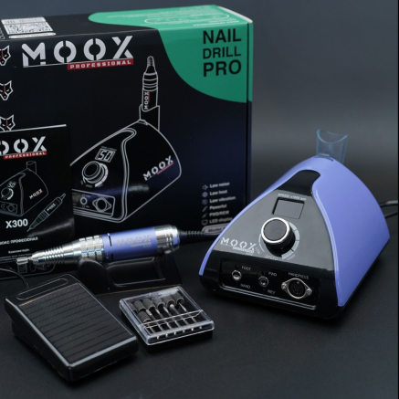 Фрезер Мокс X300 (Purple) на 50 000 об/хв. та 70W. для манікюру та педикюру Фрезер Мокс X300 (Purple) на 50 000 об/хв. та 70W. для манікюру та педикюру