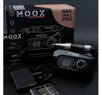 Фрезер Мокс X777 (Black) на 50 000 об/хв. та 70W. для манікюру та педикюру