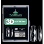 Diamond Fast Gel Tips (DF1 Ballerina small) - гелеві типси Designer 120 шт/уп
