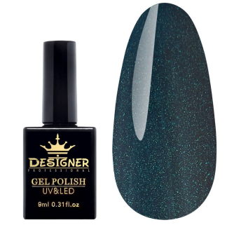 Гель-лак Designer Platinum Lux - O398 'Синій велюр'